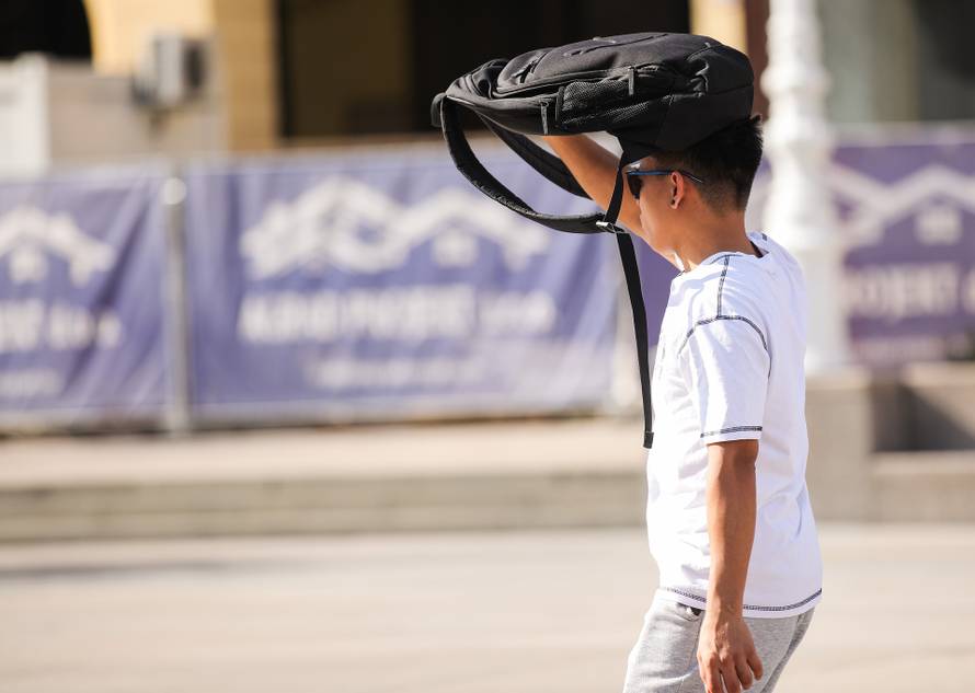 Zagreb: Velike vrućine ispraznile su ulice u glavnom gradu