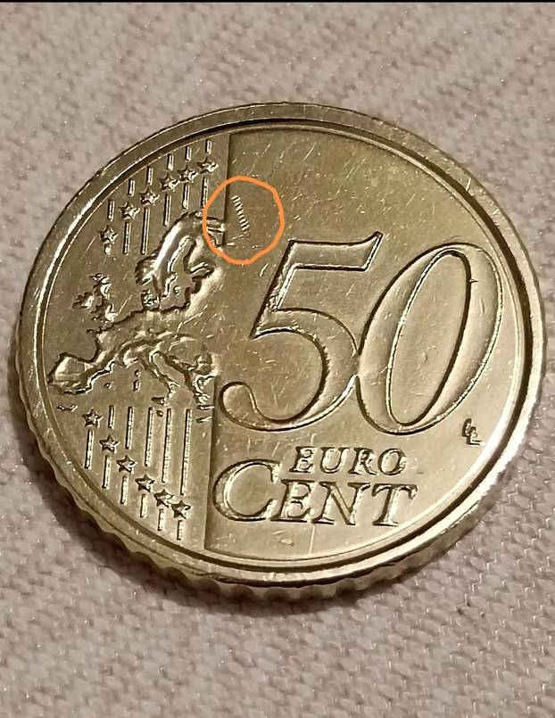 Hrvat prodaje kovanicu od 50 centi za 11.000 € na Njuškalu!  Imate li ju doma? Hit je TikToka