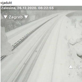 Gorski kotar:  30 cm snijega, orkanska bura zatvorila ceste!