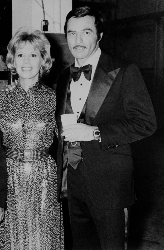 Entertainment - Celebrity Couples - Burt Reynolds and Dinah Shore - 1972