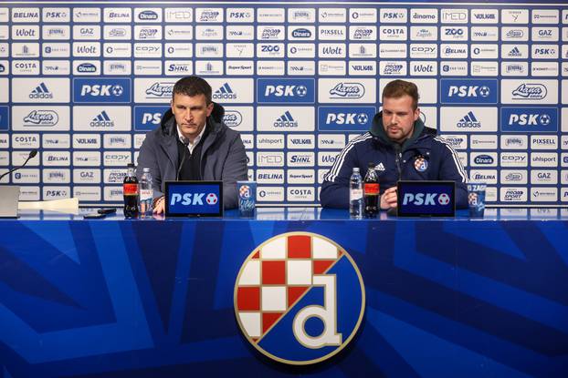 Zagreb: Konferencija za medije nakon završetka utakmice GNK Dinamo - HNK Gorica