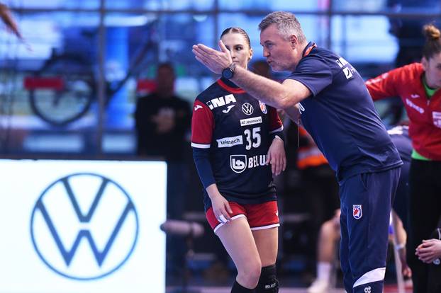 Koprivnica: Kvalifikacija za EHF EURO 2024. žene, skupina 1, 4. kolo, Hrvatska - Rumunjska