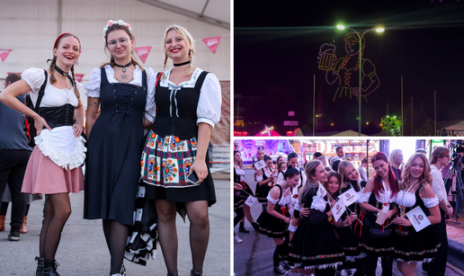 FOTO Tisuće ljudi, rijeke piva i svjetlosni spektakl: Ovako je počeo Oktobeerfest u Zagrebu!