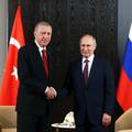 Erdogan i Putin razgovarali o plinskom čvorištu i koridoru za izvoz žita: Turska želi kraj rata