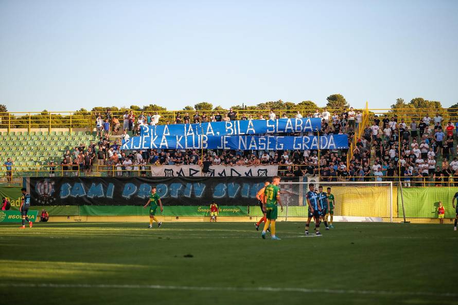 Pula: Susret Istre i Rijeke u sklopu 6. kola SuperSport HNL-a