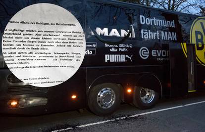 Ovo je pismo 'islamista' koji su napali bus s igračima Borussije