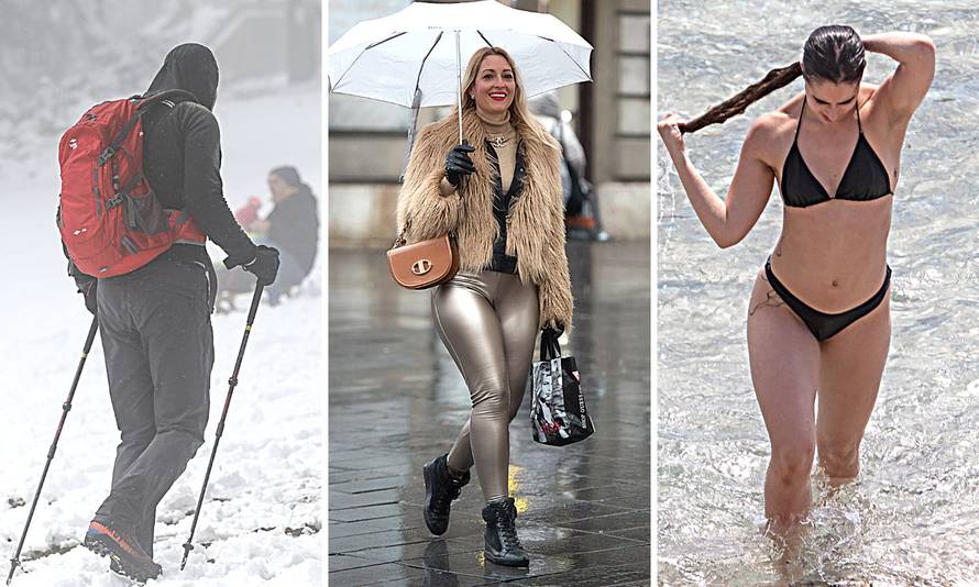 Danas snijeg, sutra već toplije, a od nedjelje idemo na +25°C!