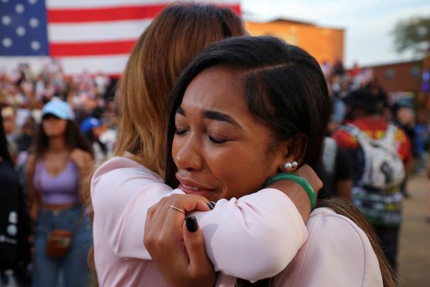 Democratic presidential nominee U.S. Vice President Kamala Harris delivers speech conceding 2024 U.S. Presidential Election to President-elect Trump at Howard University in Washington