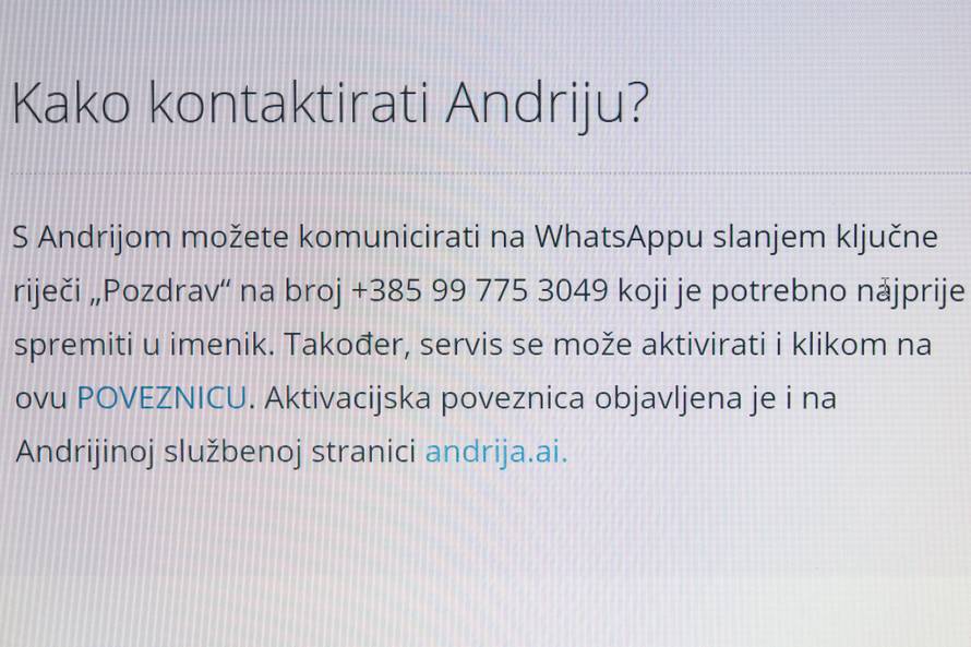 U Vladi predstavili Andriju, asistenta u borbi protiv korone