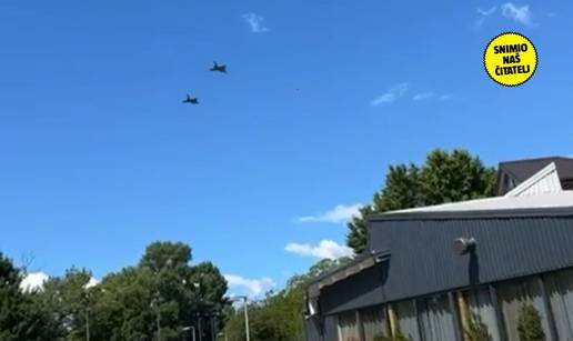 Spektakularne snimke: Rafalei u niskom letu iznad Zagreba!