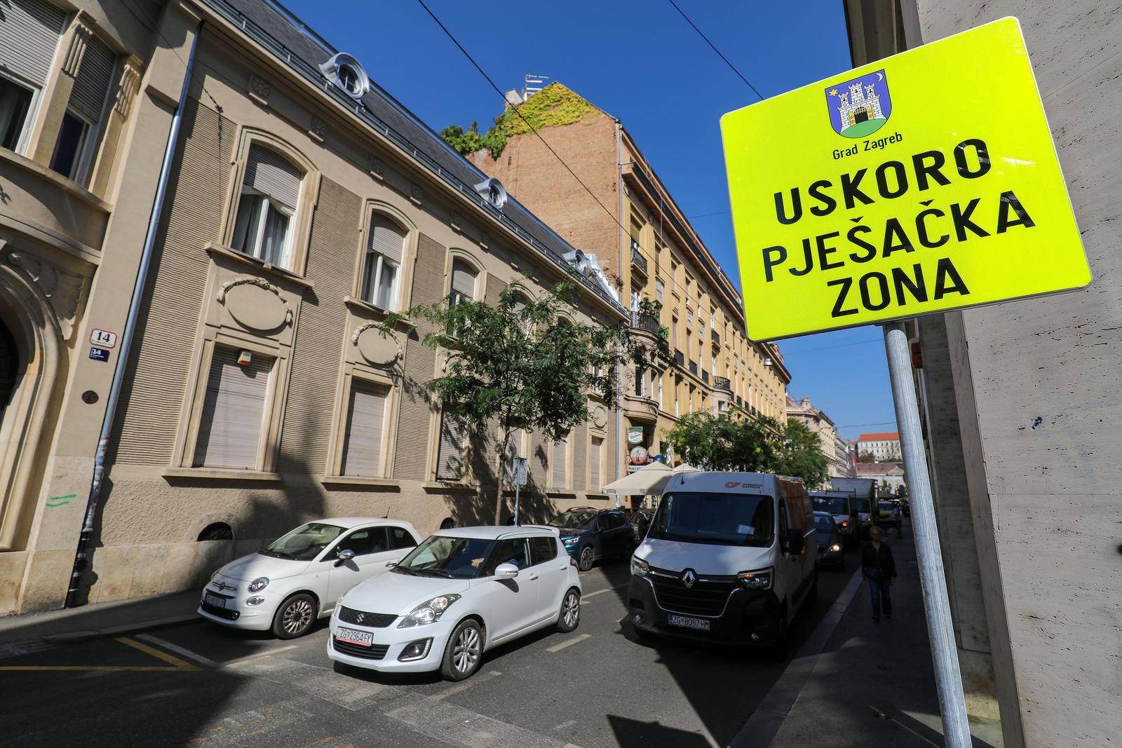 U centru Zagreba uspostavlja se nova pješačka zona