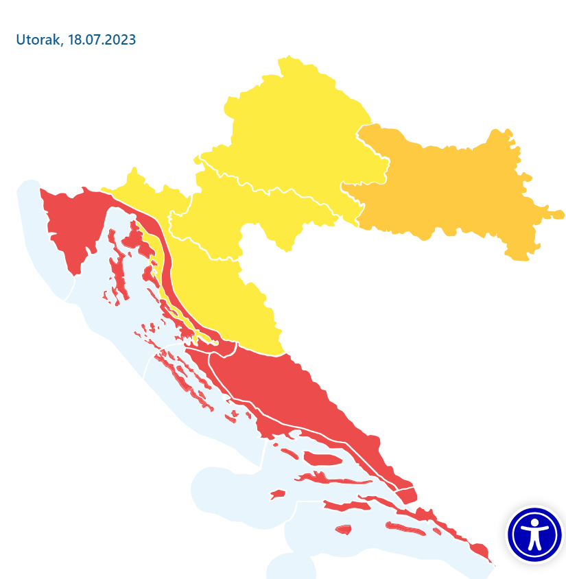 I danas nas čeka pakleno vruće! Upalio se crveni alarm u četiri regije: Ne izlazite na sunce!