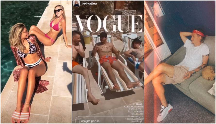 Tin Jedvaj i Dina Dragija uživaju u odmoru: Društvo im prave i Luka Rajić te srpski folker Cvija