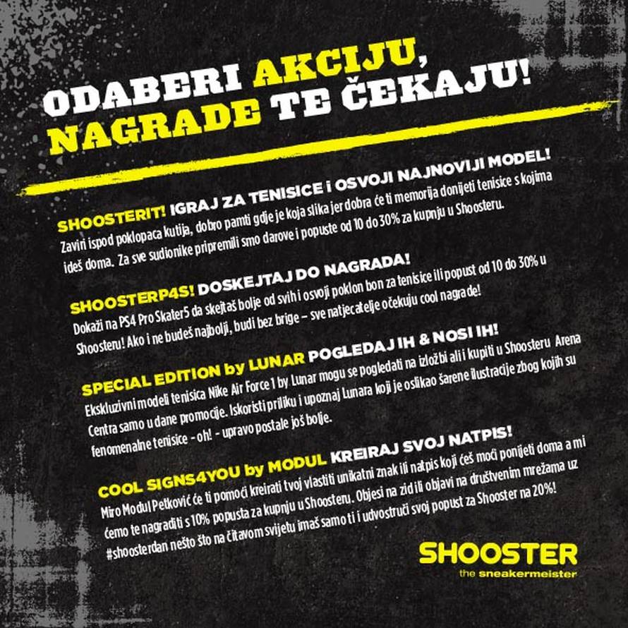 Di je Shooster, tu je akcija. Shooster dan u  Arena Centru