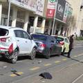 VIDEO Sudarila se četiri auta u Dubravi. Stigla i Hitna pomoć