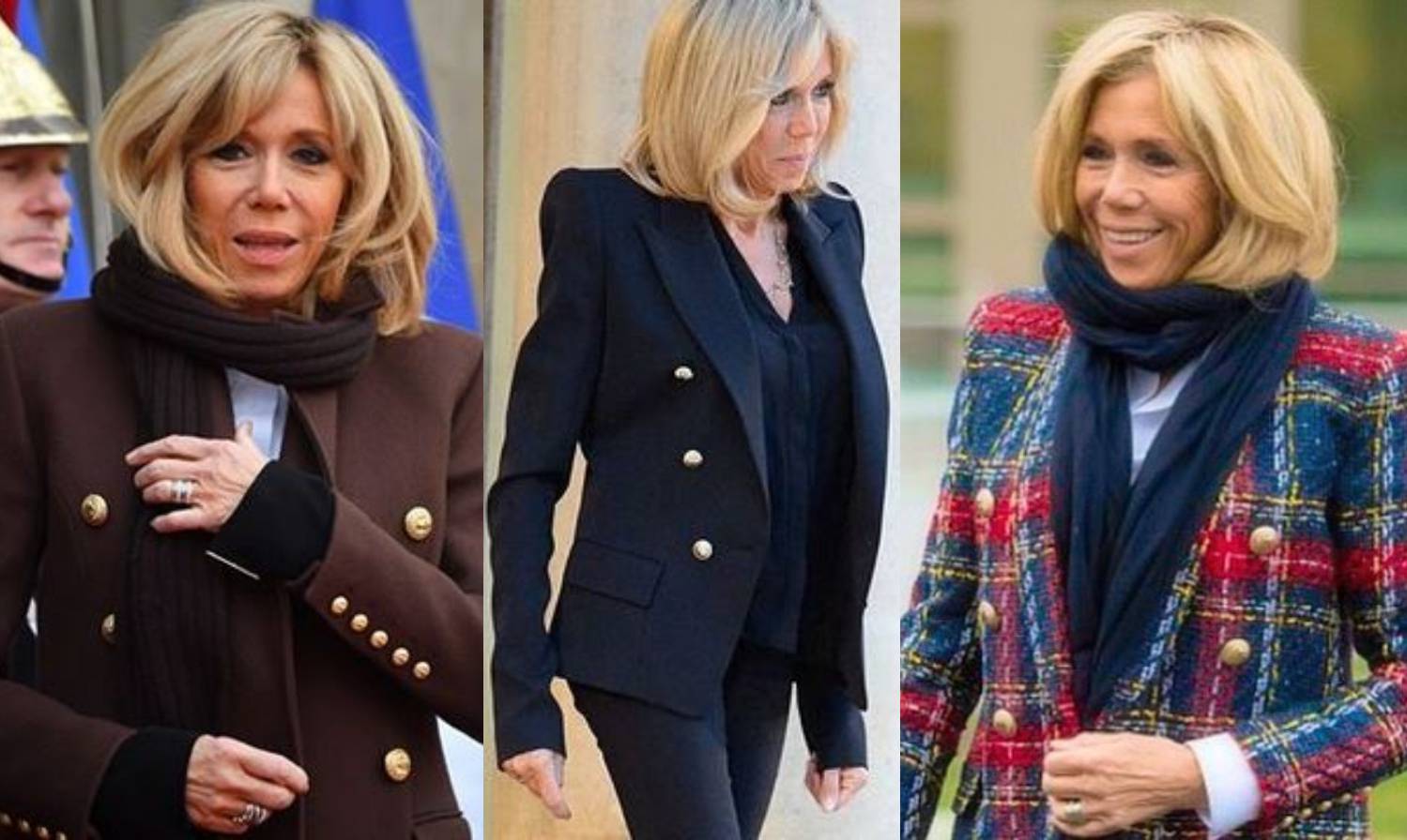 Chic klasika: Brigitte Macron ima izvrsne sakoe navy stila