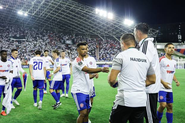 Susret 1. kola Konferencijske lige između Hajduka i Ajaxa
