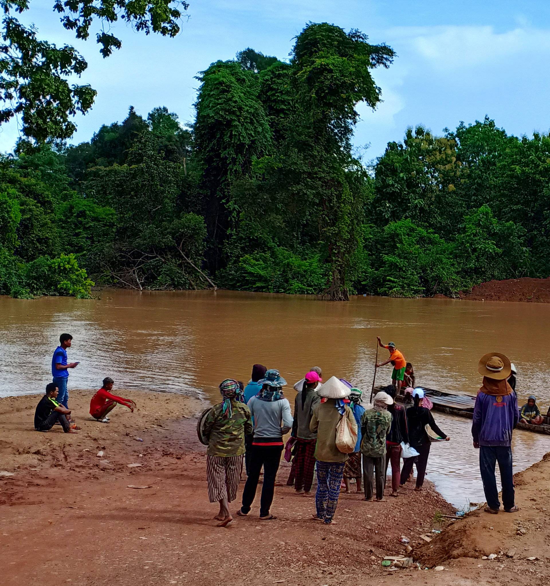 Villagers evacuate after the Xepian-Xe Nam Noy hydropower dam collapsed in Attapeu province