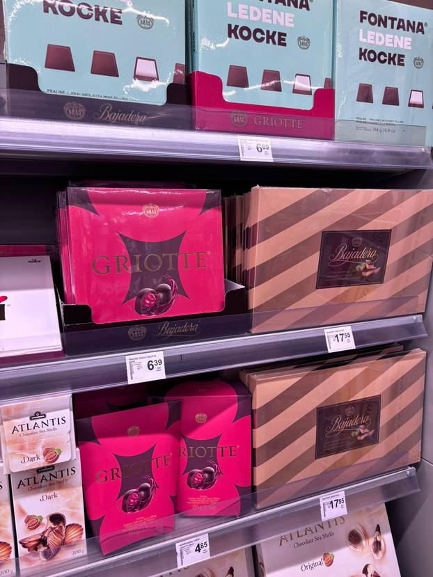 FOTO CIJENE Bili smo u dućanu u Crnoj Gori. Pogledajte koliko koštaju hrvatski proizvodi!