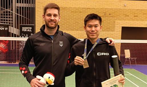 Povijesni uspjeh u hrvatskom badmintonu! Aria Dinata uzeo broncu na Europskom prvenstvu