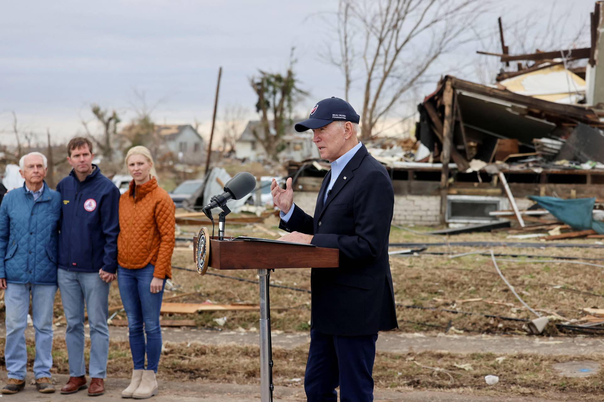 U.S. President Biden visits Kentucky