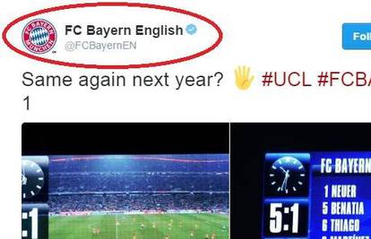 Bayern je bocnuo Arsenal, Real Barcu: Same time next year :)