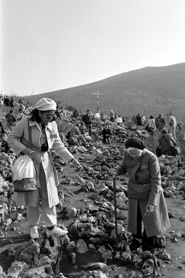 Međugorje - jedno od najpoznatijih katoličkih hodočasničkih odredišta, 27.1.1991.