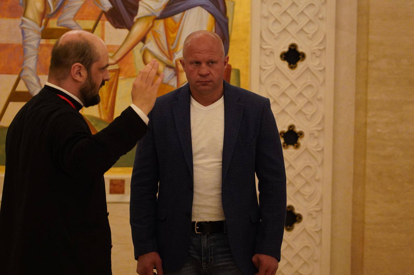 Beograd: Fedor Vladimirovich Emelianenko, jedan od najvećih svjetskih boraca posjetio je  Hram Svetog Save