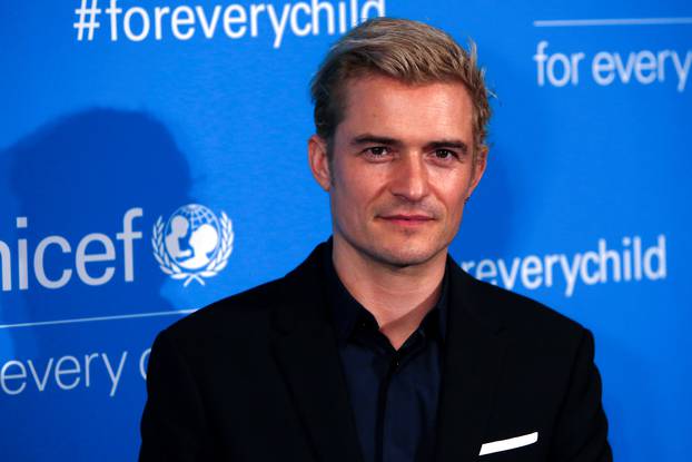 Actor Orlando Bloom attends the UNICEF 70th anniversary event at the United Nations Headquarters in Manhattan, New York City, U.S.