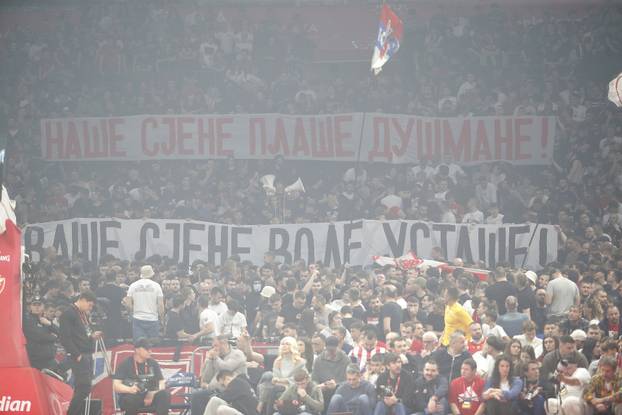 Beograd: Košarkašku utakmicu Crvena Zvezda - Partizan obilježili navijački neredi 