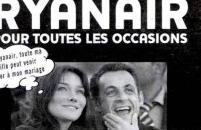Sarkozy tuži Ryanair zbog fotografije s Carlom Bruni