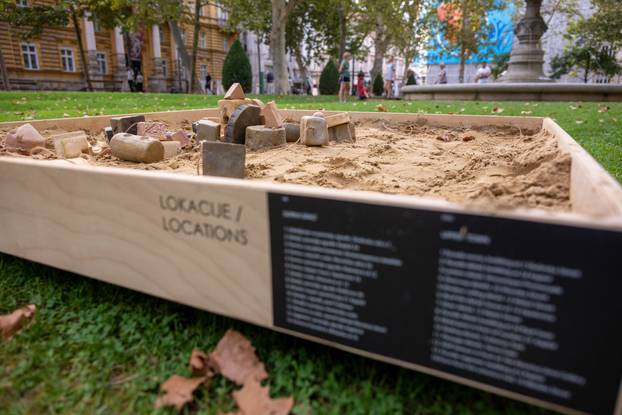 Zagreb: Projekt OKOLO - Umjetnička instalacija "Segmenti grada"