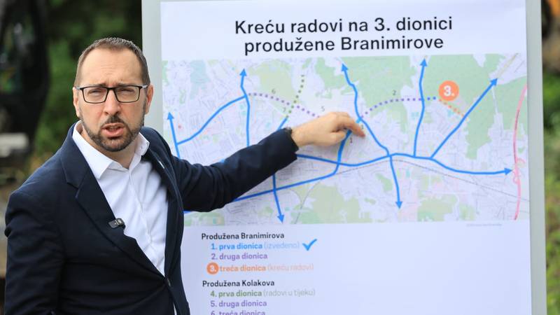 Tomašević otvorio radove na Branimirovoj: Projekt vrijedi 4 