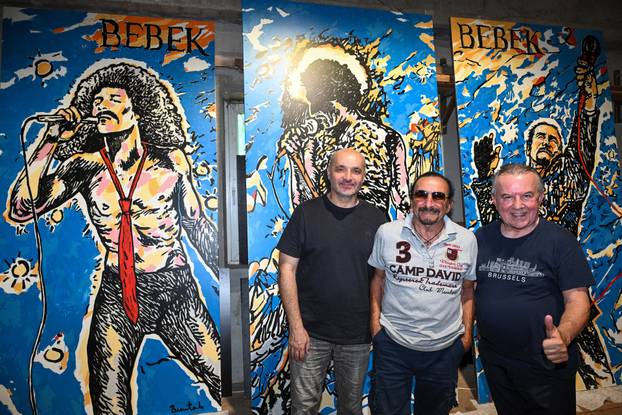 Zagreb: Mural posve&cacute;en &Zcaron;eljku Bebeku