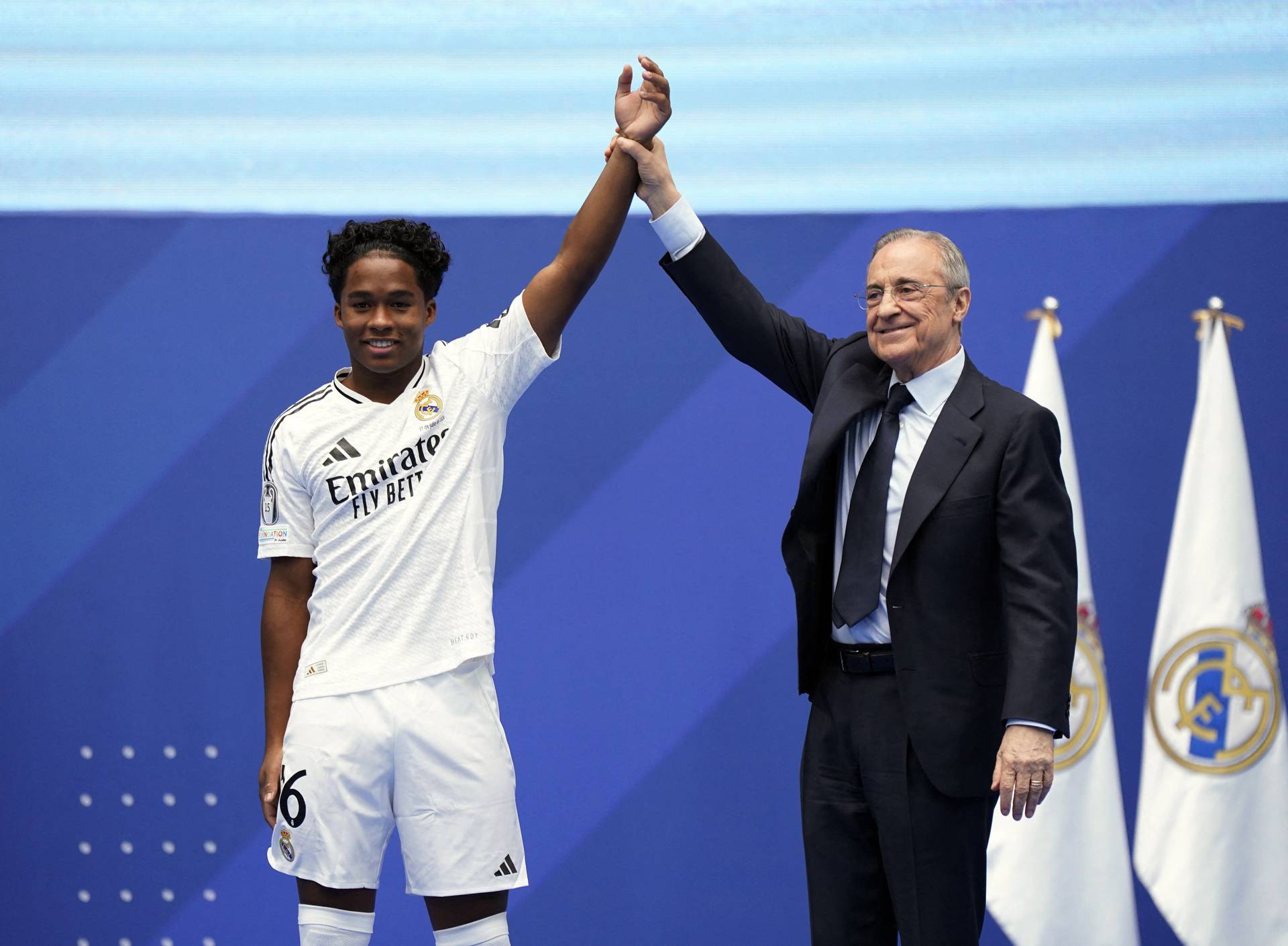 Real Madrid unveil Endrick