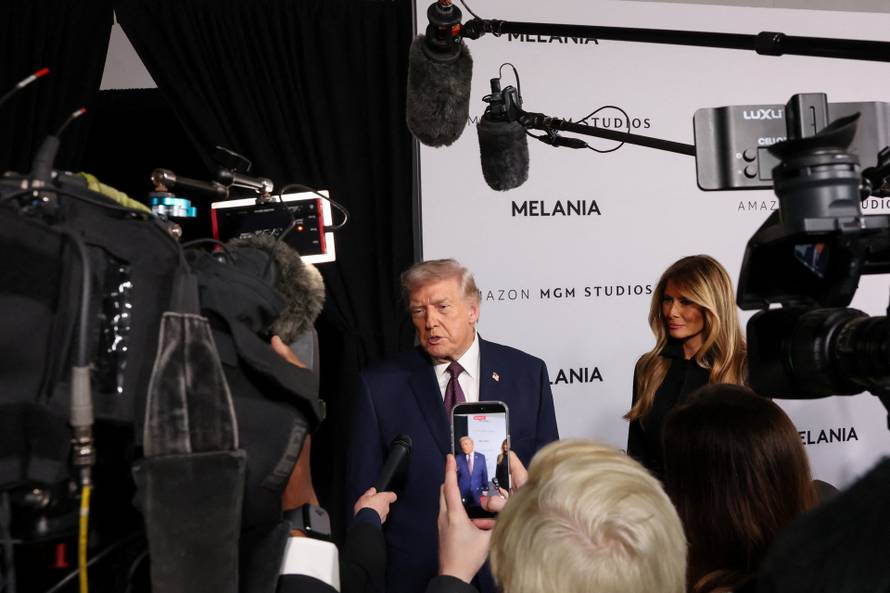 Premiere of "Melania" at the Kennedy Center for the Performing Arts, in Washington