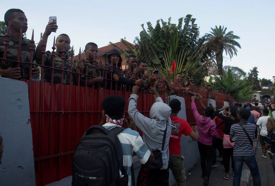 Nationwide youth-led protest over frequent power outages and water shortages, in Antananarivo