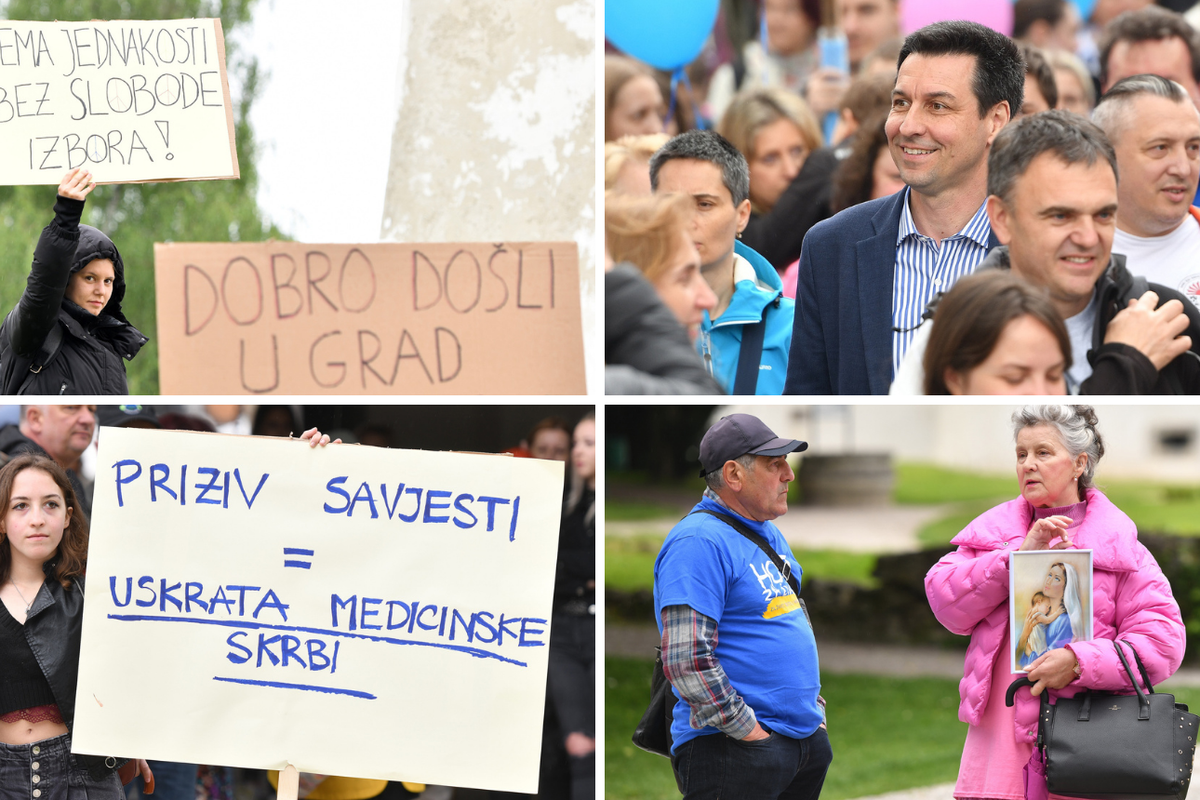 U Varaždinu u isto vrijeme Hod za život i 'Subotom za slobodu'