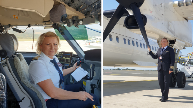 Kapetanica zrakoplova Kristina Mlinarić: 'Nadam se da nikad neću morati raditi ništa drugo'