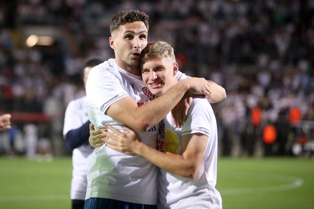 Nogometaši Hajduka slave osvajanje Hrvatskog nogometnog kupa