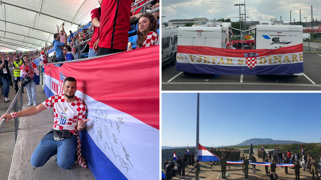Hrvatska zastava s Kninske tvrđave završila kod 'vatrenih'! 'Ostali su oduševljeni s njome'