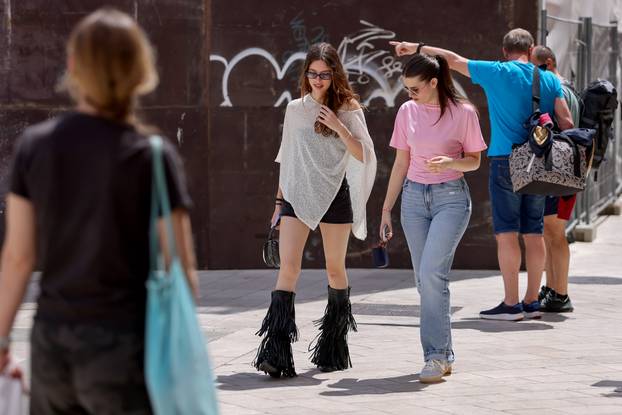 Zadar: Subotnje prijepodne u centru grada