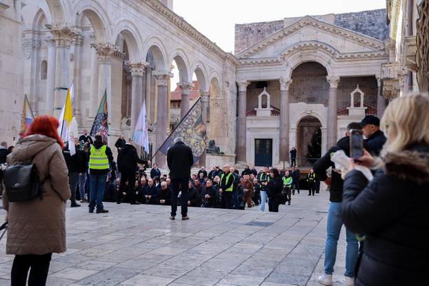 Split: Molitelji na Peristilu okupili su se i ove prve subote u mjesecu