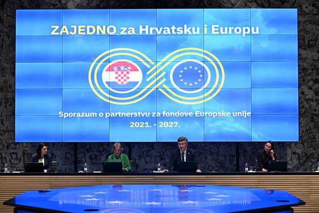 Zagreb: Plenković primio povjerenicu Europske komisije za koheziju i reforme Elisu Ferreiru
