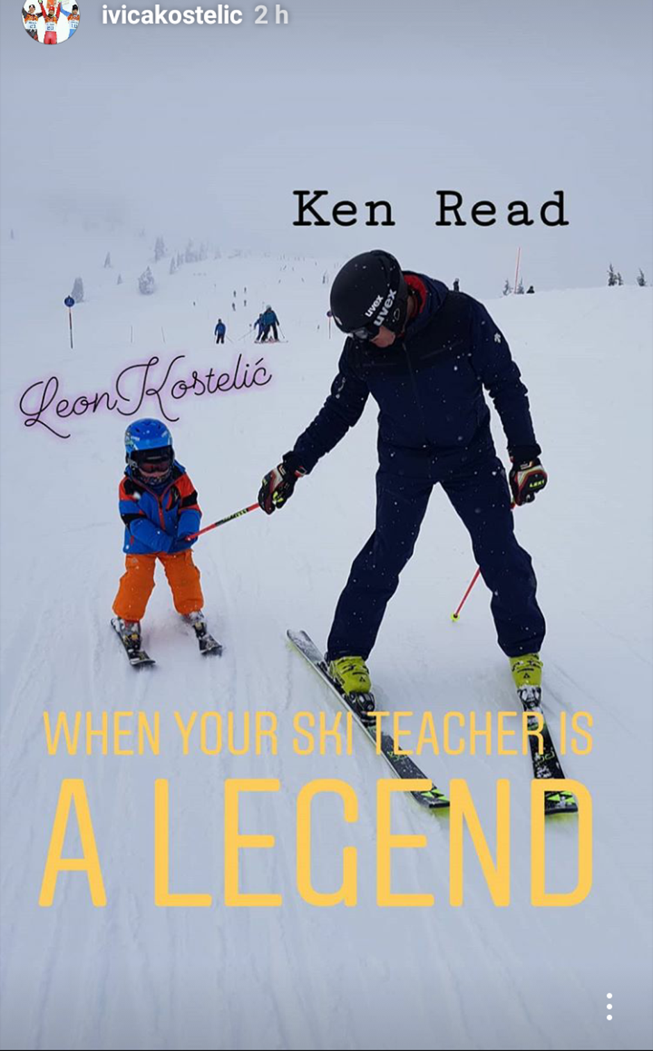 Ponosni otac Ivica se pohvalio: Sinčić Leon (2) stao je na skije