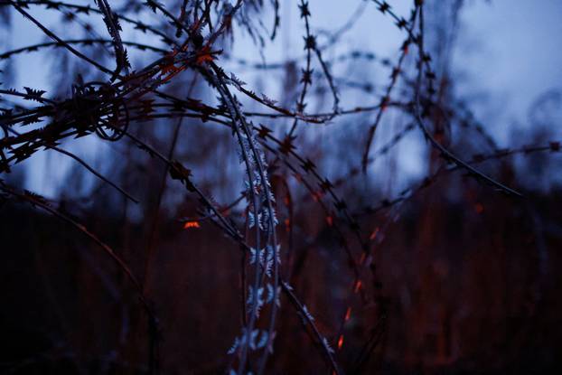 Polish soldiers from 18th Mechanized Division guard Poland's border with Belarus as a part of the operation 'Secure Podlasie'
