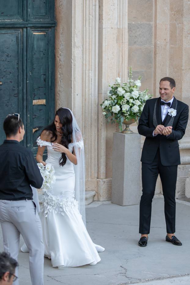 Zrinka Šahurić i Bojan Bogdanović vjenčali su se u Dubrovniku 