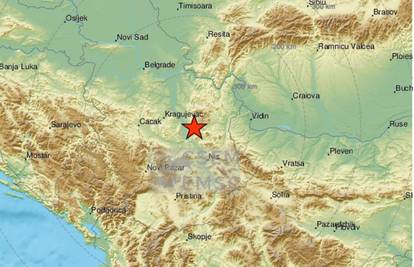 Potres u Srbiji, magnituda 3.5