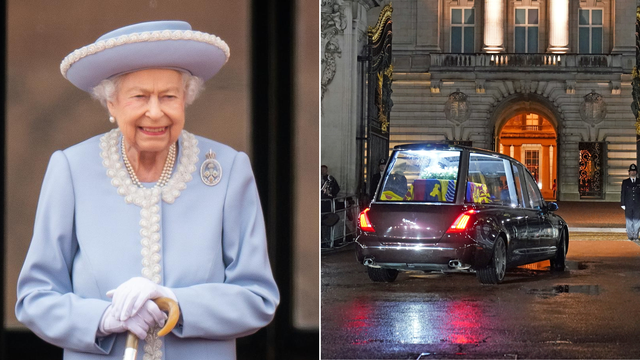 Kraljičin lijes upravo je stigao u Buckinghamsku palaču, brojni građani došli su joj odati počast