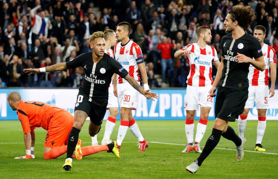 Champions League - Group Stage - Group C - Paris St Germain v Crvena Zvezda